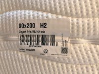 Beco Komfortschaummatratze Gigant Trio KS H2 OSB Luxusmatratzenhöhe 30 cm